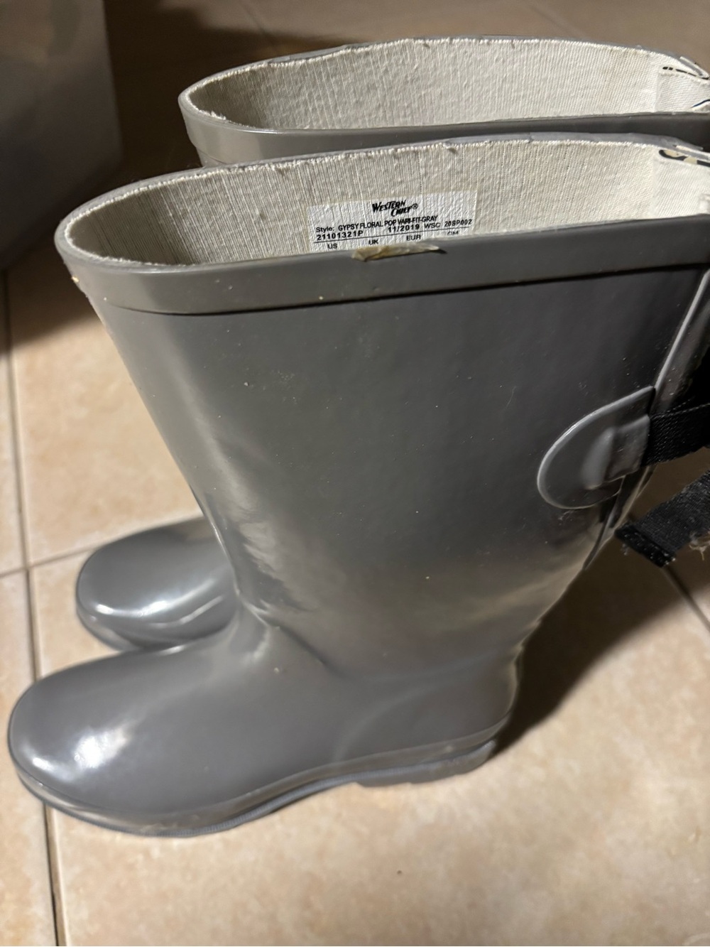 Western chief Gray Waterproof Women's Rain Boots